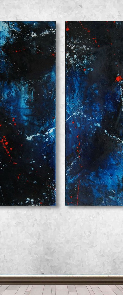 Unreachable (Diptych) by Ansgar Dressler