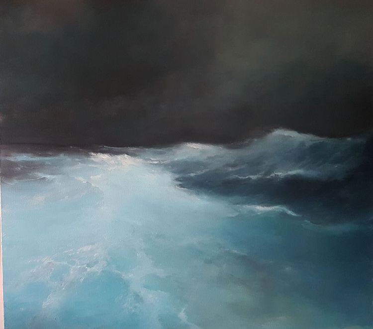 Deep Blue Sea Morning By Russell Korr Artfinder