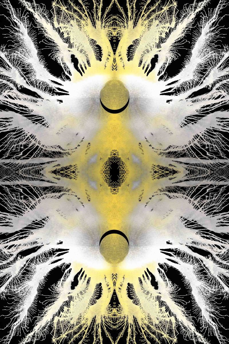 Abstract Giclee Print By Sumit Mehndiratta, 33 X 50", Eclipsior, Original Artwork