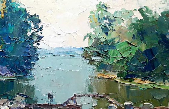 Boats on the Dnieper