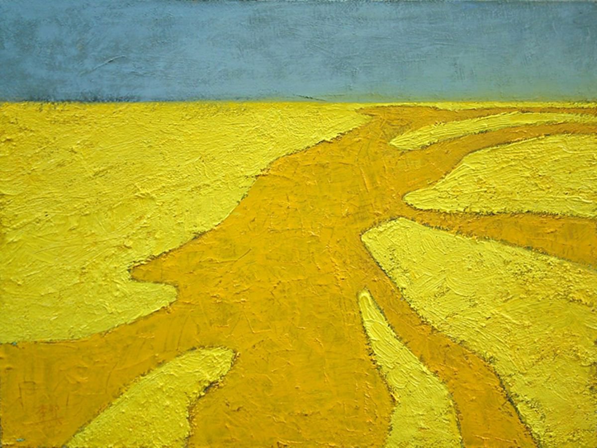 Landscape Oil Painting By Zhi Li, 16 X 12", Landscape 09, Original Artwork