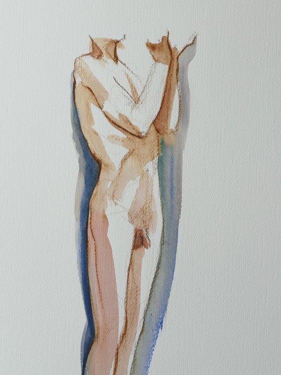 Standing Male nude
