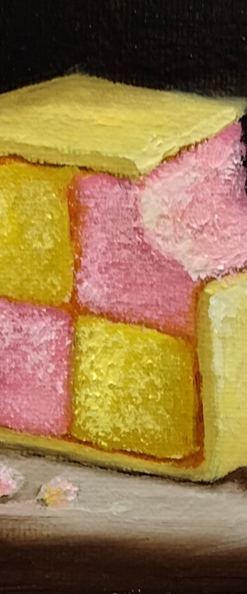 Little Battenberg still life by Jane Palmer Art