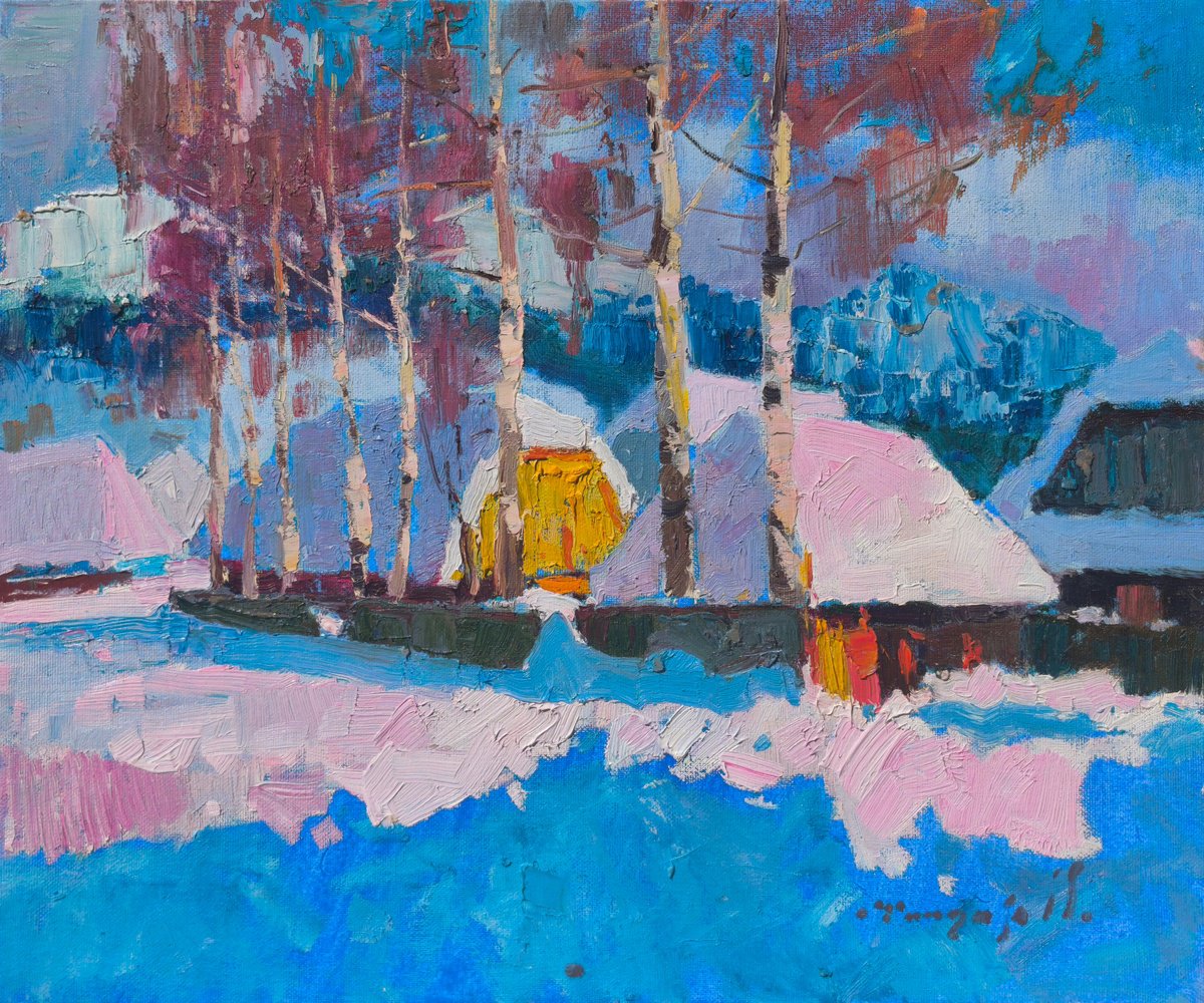 Frosty Day By Alexander Shandor, 24 X 20, Artwork For Sale On Artfinder