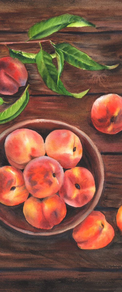 Peaches by Maryna Boiko