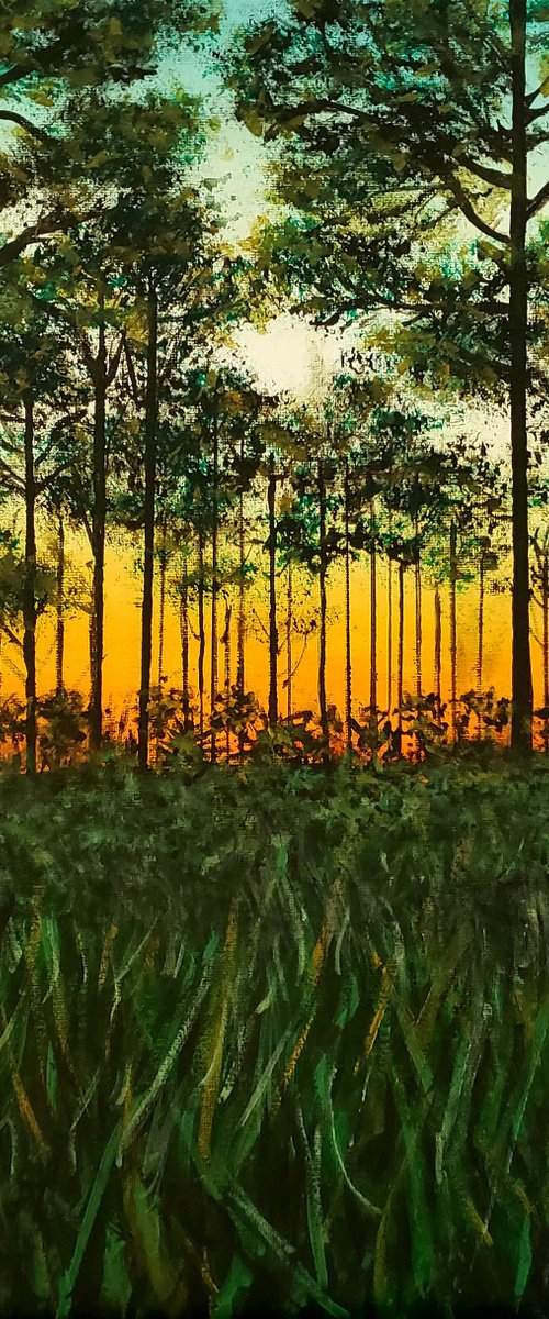 Naturist At Sunset by Robbie Potter