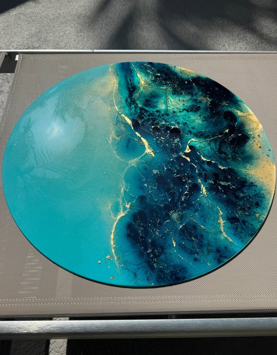 Golden Halo, Blue Depth #3