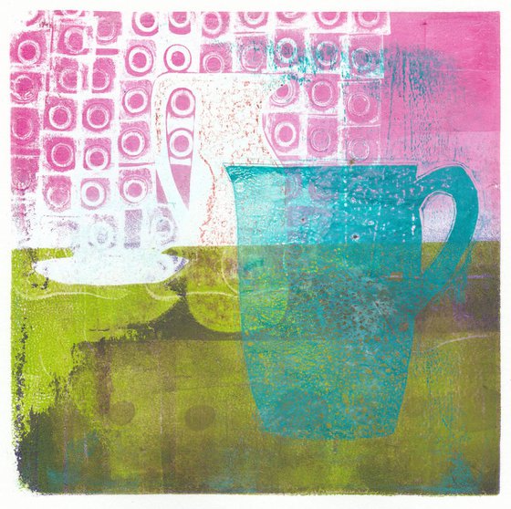 Monoprint - Still life no. 7