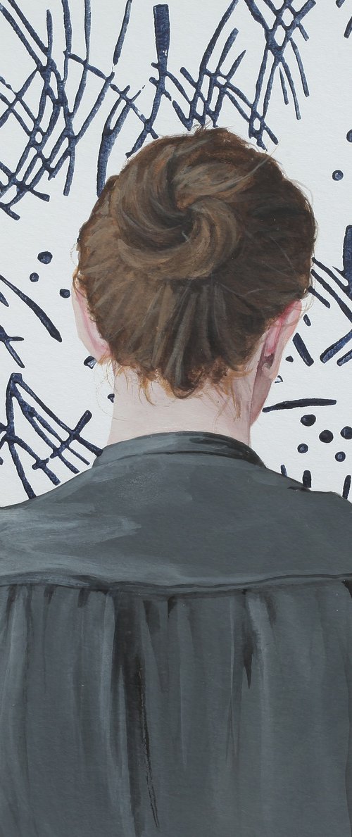 Back portrait XXVIII by Karoline Kroiß