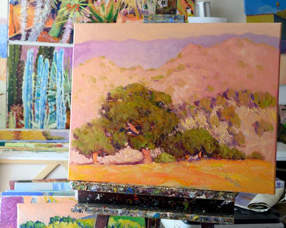 Mountains, Golden Evening