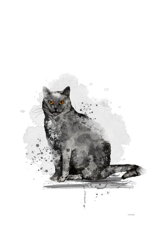Cats 4 by Marlene Watson
