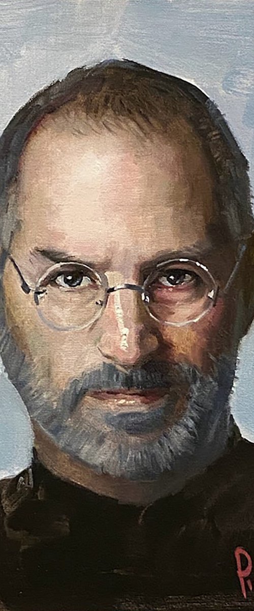 Steve Job Portrait by Paul Cheng