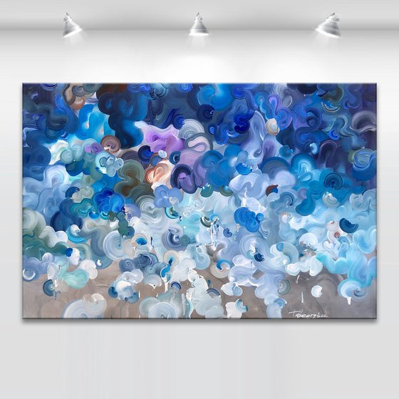 'Oceanum irides' - 60x40"