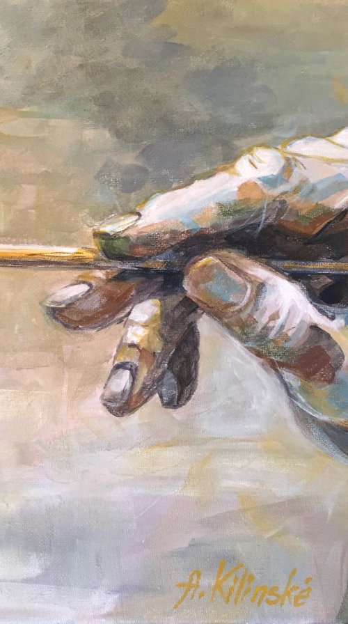 The Painter's Hand by Aurelija Kilinske