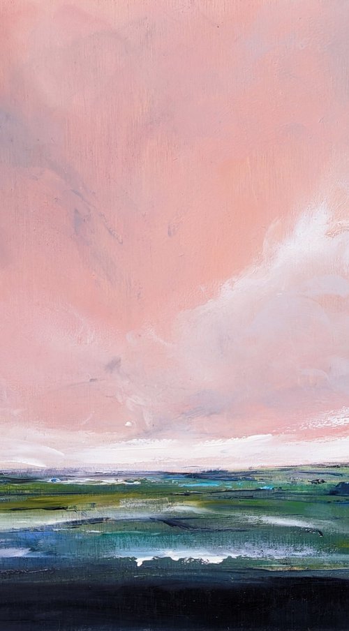 Abstract Chilterns Landscape by Jo Earl