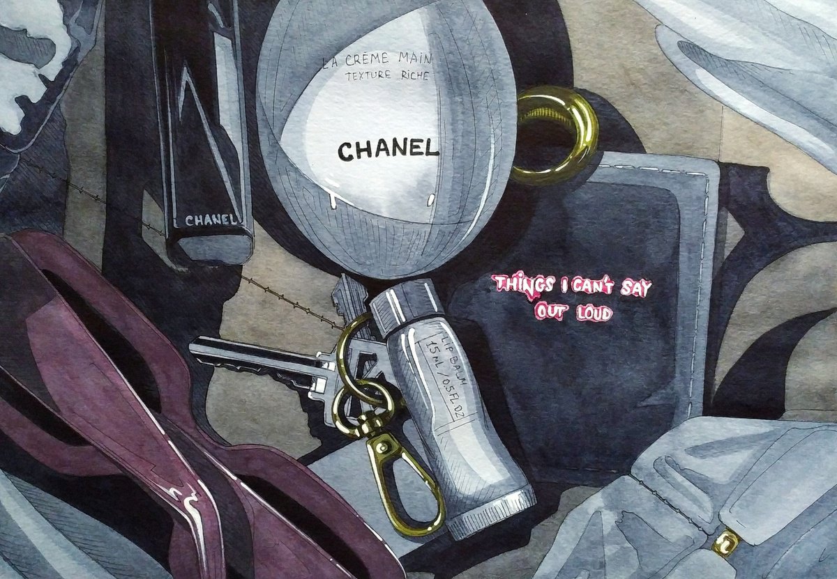 Still Life Watercolour By Anna Shabalova, 12 X 8, Things I Can