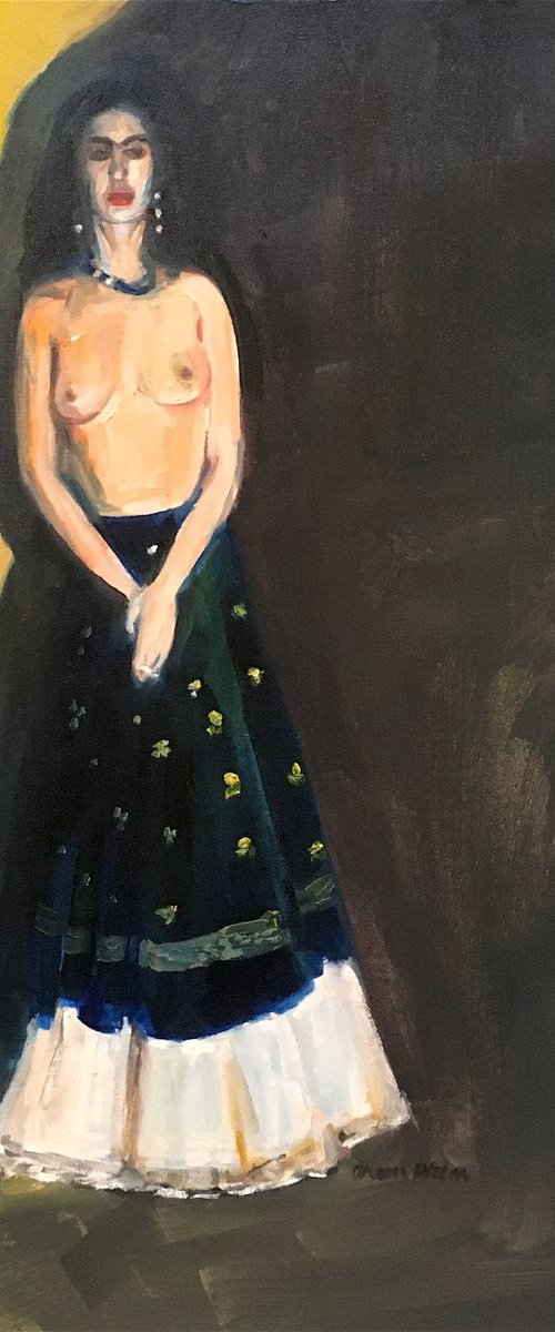 Frida in thought by Arun Prem