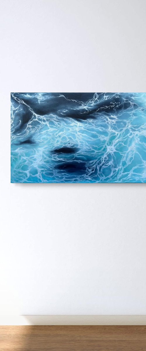 Sea foam by Nataliia Kozlova