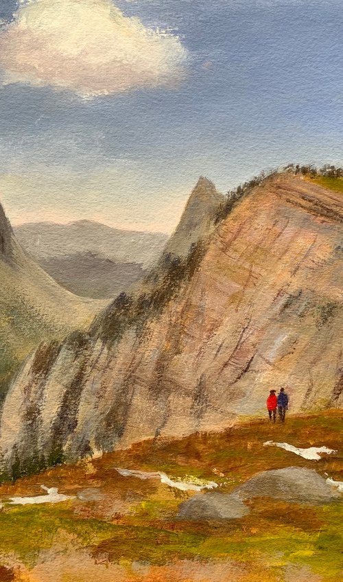Hiking in the Alps by Shelly Du
