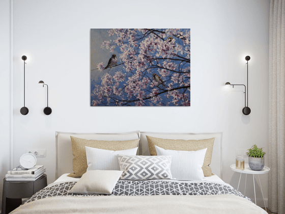 "Three Among the Flowers"