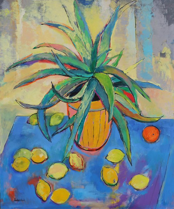 Aloe Vera with Lemons
