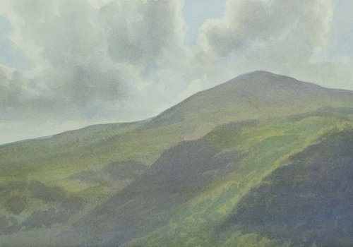 Coniston Fells original watercolour painting by Mark Taylor