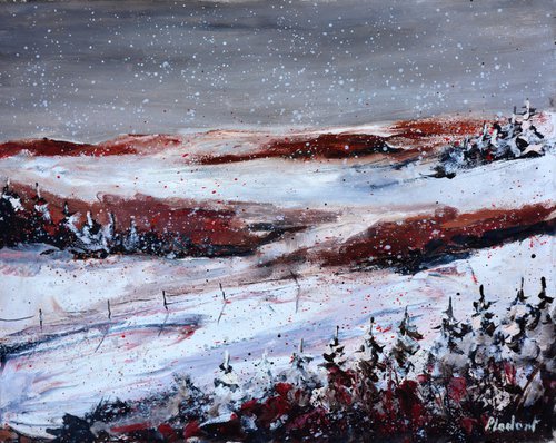 Winter landscape 5423 by Pol Henry Ledent