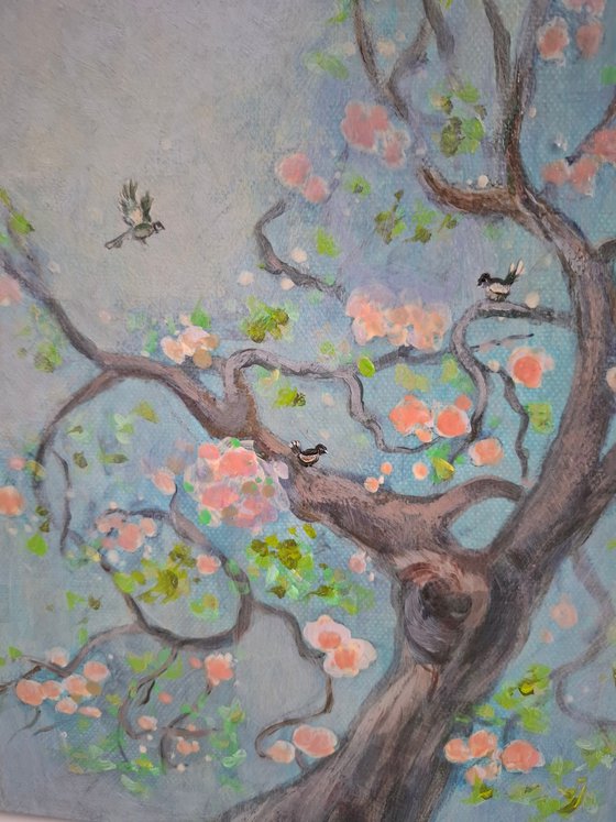 Painting "Blooming tree"