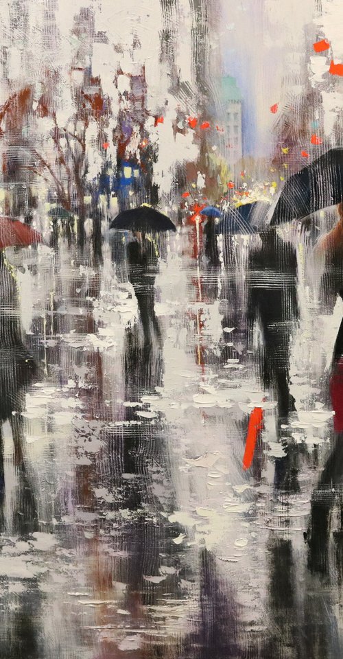 Winter Rain 5 by Chin H Shin