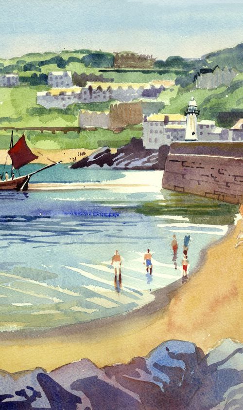 St Ives, Cornwall. Smeatons Pier by Peter Day