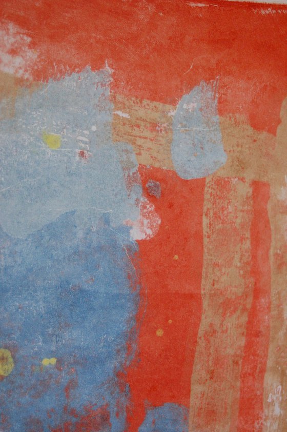 "Prelude". Monoprint.