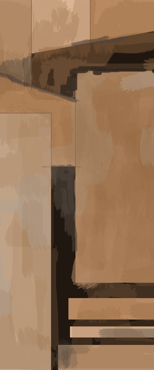 STUDIES IN BROWN  33"X45" by Joe McHarg