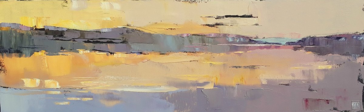 Sunset. By Lesya Ros, 49 X 16, Artwork For Sale On Artfinder