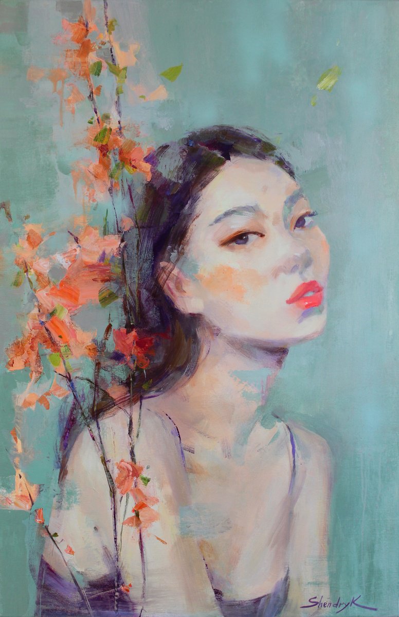 Blooming Within By Tetiana Shendryk, 26 X 39, Artwork For Sale On Artfinder