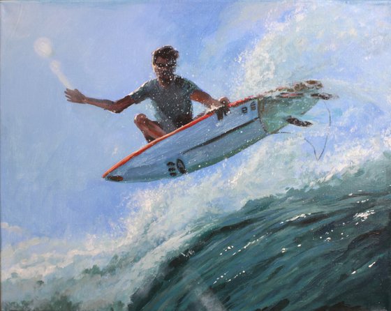 surfer №3. series "energy of motion"