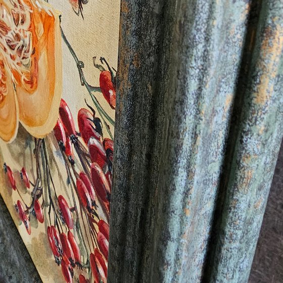 Pumpkins and Rose Hips