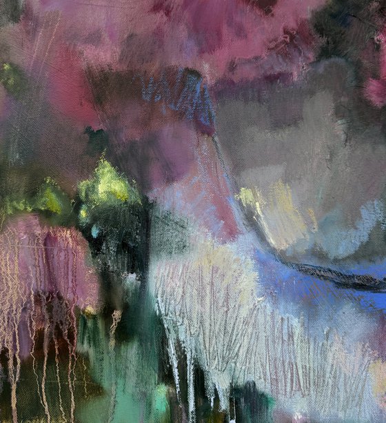 Abstract flowers, a touch of understatement
