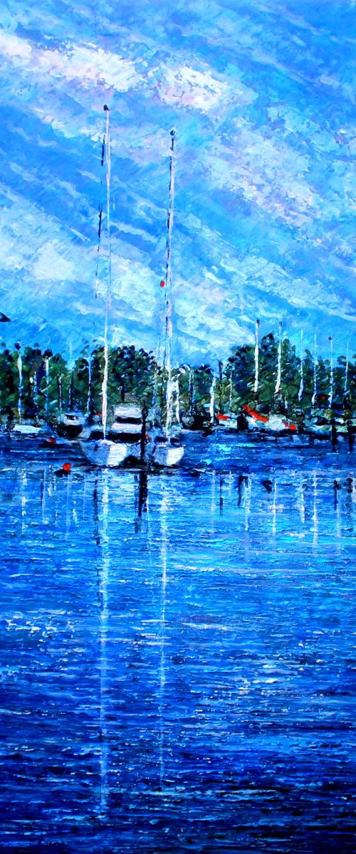 Lymington Harbour I by Paul J Best