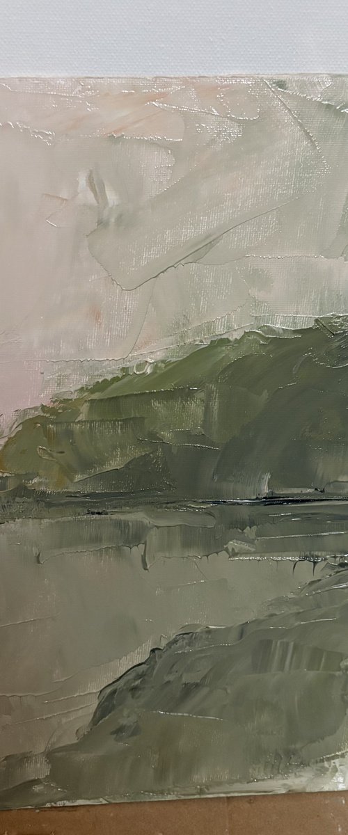 Quiet abstract sunset by Daniela Nocito