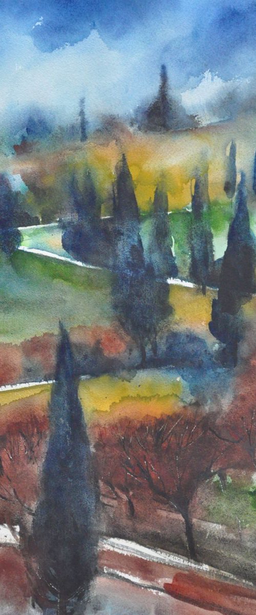 Paesaggio toscano by Alessandro Andreuccetti