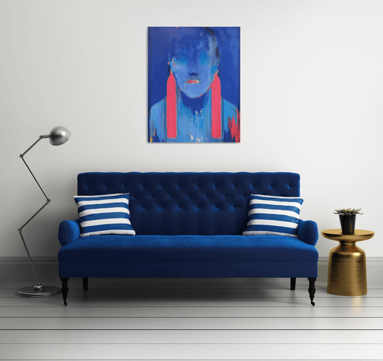 Ultramarine Portrait