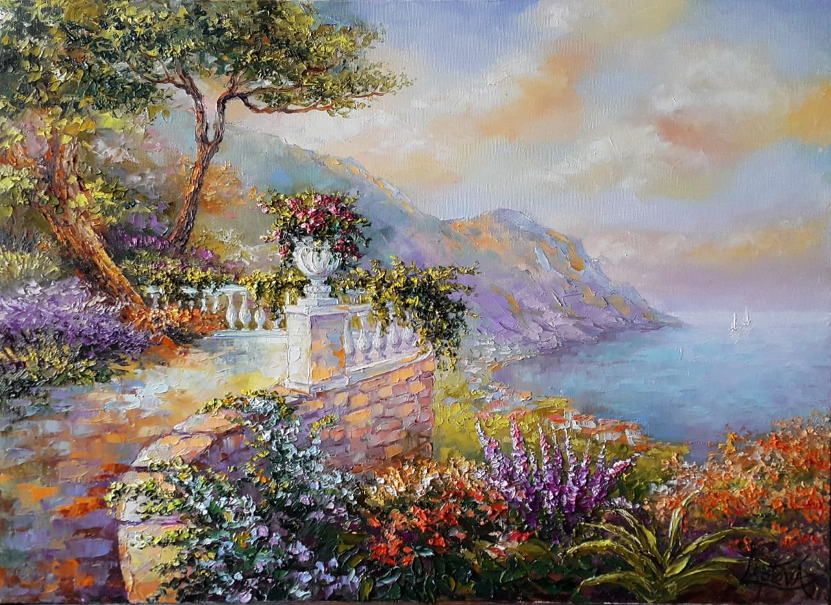 Paradise place Oil painting by Viktoria Lapteva | Artfinder