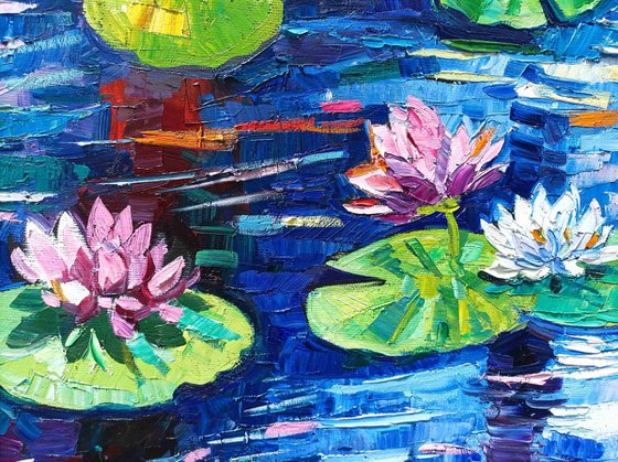 Water lilies reflections 5