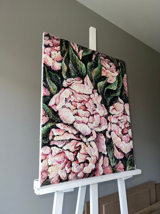 Pink peonies
