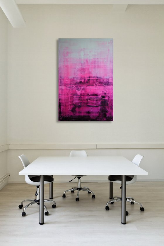 She Likes To Dream In Pink I - 80 x 120 cm - XXL (32 x 48 inches)