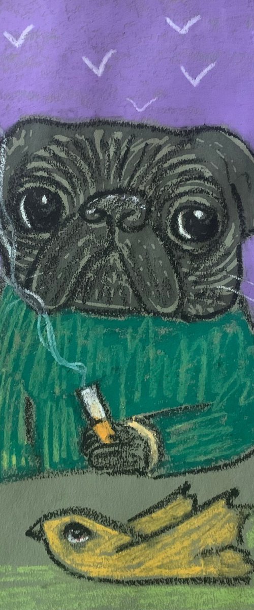 Saint pug #7 by Pavel Kuragin
