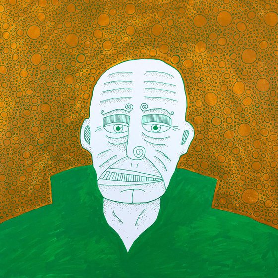 Green portrait