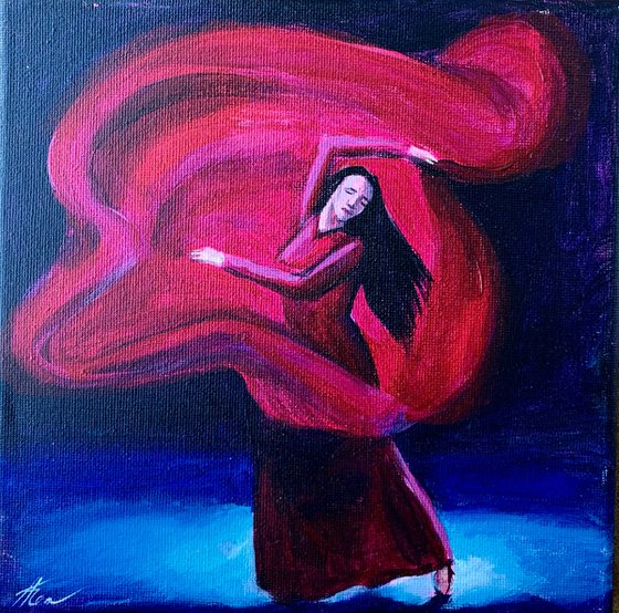 The dance with the red handkerchief