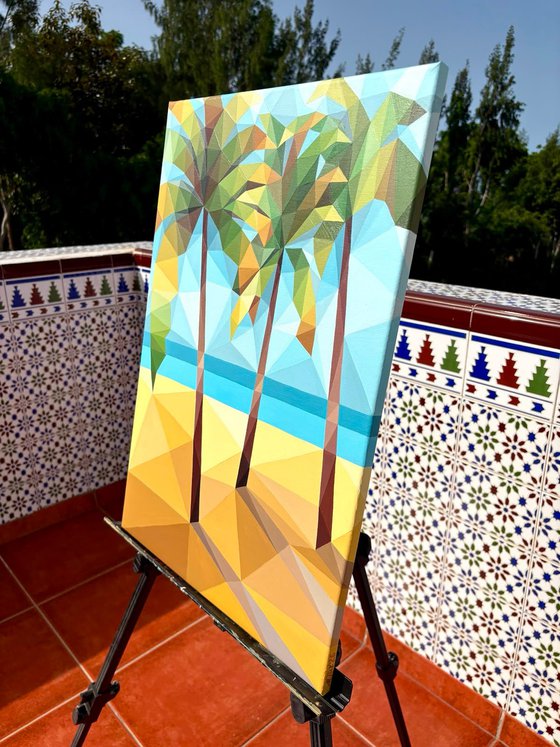 SEA, PALMS, BEACH