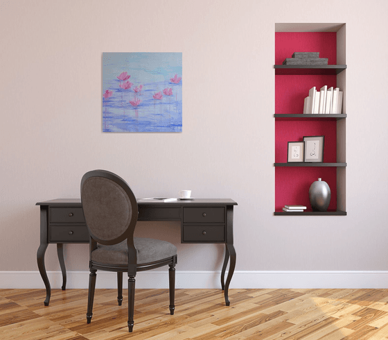 Lilies in Morning Light